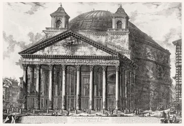 Vue du Panthéon, de la série 
